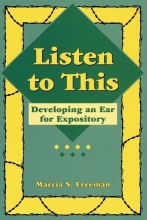 Cover art for Listen to This: Developing an Ear for Expository (Maupin House)