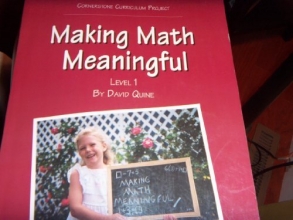 Cover art for Making Math Meaningful: Level 1 (Parent/Teacher Guide: A Complete Math Program)