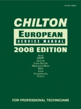 Cover art for Chilton European Service Manual: Audi, BMW, Mercedes-Benz, MINI, Saab, Volkswagen, Volvo