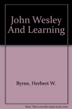 Cover art for John Wesley And Learning