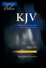 Cover art for KJV Personal Concord Reference Black French Morocco thumb-indexed KJ463:XRI