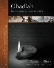 Cover art for Obadiah: The Kingship Belongs to YHWH (Hearing the Message of Scripture: A Commentary on the Old Testament)