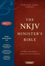 Cover art for Holy Bible: New King James Version, Minister's, Black Genuine Leather