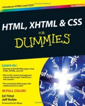 Cover art for HTML, XHTML and CSS For Dummies