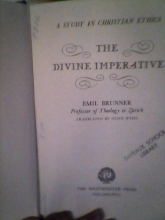 Cover art for The Divine Imperative: A Study in Christian Ethics