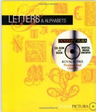 Cover art for Letters & Alphabets (Dover Pictura Electronic Clip Art)