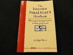 Cover art for Independent paralegals handbook (Independent Paralegal's Handbook)