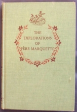 Cover art for The Explorations of Pere Marquette.  Landmark Book No. 17