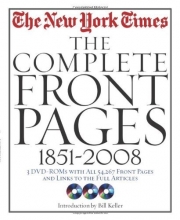 Cover art for The New York Times: The Complete Front Pages: 1851-2008
