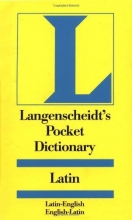 Cover art for Langenscheidt Pocket Latin Dictionary: Latin-English, English- Latin (Langenscheidt's Pocket Dictionaries) (English and Latin Edition)