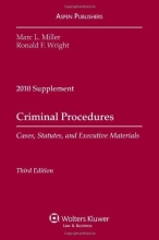 Cover art for Criminal Procedure 2010 Case Supplement, 3rd edition