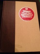 Cover art for Webster's 3rd New International Dictionary: Of the English Language/Indexed/Imperial Buckram/Unabridged