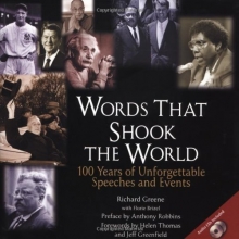 Cover art for Words That Shook the World: 100 Years of Unforgettable Speeches and Events