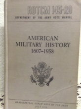 Cover art for Rotcm 145-20 - American Military History 1607-1958