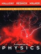 Cover art for Fundamentals of Physics: Enhanced Problems Version, Sixth Edition