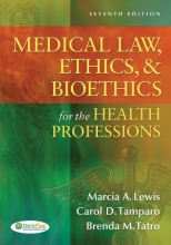 Cover art for Medical Law, Ethics, & Bioethics for the Health Professions