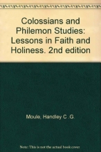 Cover art for Colossians and Philemon Studies: Lessons in Faith and Holiness. 2nd edition