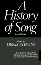 Cover art for A History of Song (Revised Edition)