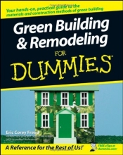 Cover art for Green Building & Remodeling For Dummies