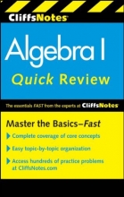 Cover art for CliffsNotes Algebra I Quick Review, 2nd Edition (Cliffs Quick Review)