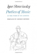 Cover art for Poetics of Music in the Form of Six Lessons (The Charles Eliot Norton Lectures)