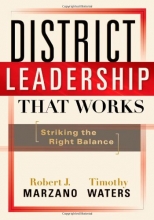 Cover art for District Leadership That Works: Striking the Right Balance