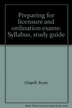 Cover art for Preparing for licensure and ordination exams: Syllabus, study guide
