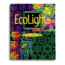 Cover art for EcoLights: Stained-Glass, Coloring Book