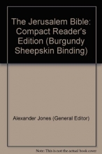 Cover art for The Jerusalem Bible: Compact Reader's Edition (Burgundy Sheepskin Binding)