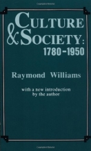Cover art for Culture and Society 1780-1950