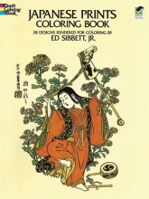 Cover art for Japanese Prints Coloring Book (Dover Design Coloring Books)