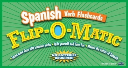 Cover art for Kaplan Spanish Verb Flashcards Flip-O-Matic