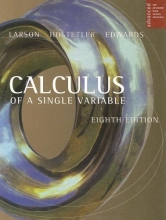 Cover art for Calculus Of A Single Variable For Advanced High School Students, 8th Edition