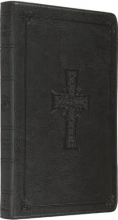 Cover art for ESV Thinline Bible, TruTone, Charcoal, Celtic Cross Design,  Red Letter Text
