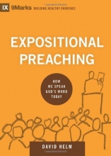 Cover art for Expositional Preaching: How We Speak God's Word Today (9Marks: Building Healthy Churches)