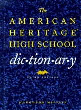 Cover art for The American Heritage High School Dictionary