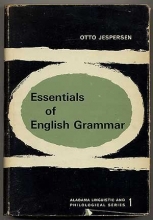 Cover art for Essentials of English grammar ([Alabama linguistic & philological series)