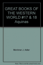 Cover art for GREAT BOOKS OF THE WESTERN WORLD #17 & 18 Aquinas