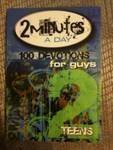 Cover art for 2 Minutes a Day: 100 Devotions for Guys