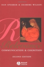 Cover art for Relevance: Communication and Cognition