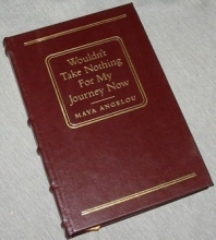 Cover art for Wouldn't Take Nothing for My Journey Now (LEATHER BOUND)