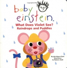 Cover art for What Does Violet See? Raindrops and Puddles  (Baby Einstein)