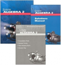 Cover art for Saxon Algebra 2, 4th Edition: Kit with Solutions Manual