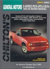 Cover art for GM S-Series Pick-Ups and SUVs 1994-99 (Chilton's Total Car Care Repair Manuals)