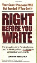 Cover art for Right Before You Write