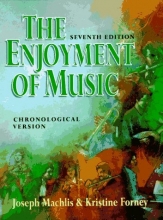 Cover art for The Enjoyment of Music: An Introduction to Perceptive Listening/Chronological Version (Chronological ed.)