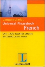 Cover art for French Phrasebook (Langenscheidt's Universal Phrasebook)