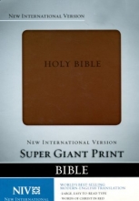Cover art for New International Version (NIV) Super Giant Print Bible