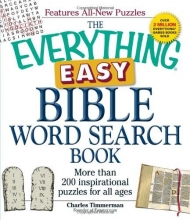 Cover art for The Everything Easy Bible Word Search Book: More than 200 inspirational puzzles for all ages