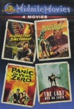 Cover art for The Land That Time Forgot / The People That Time Forgot / Panic in Year Zero / The Last Man on Earth  